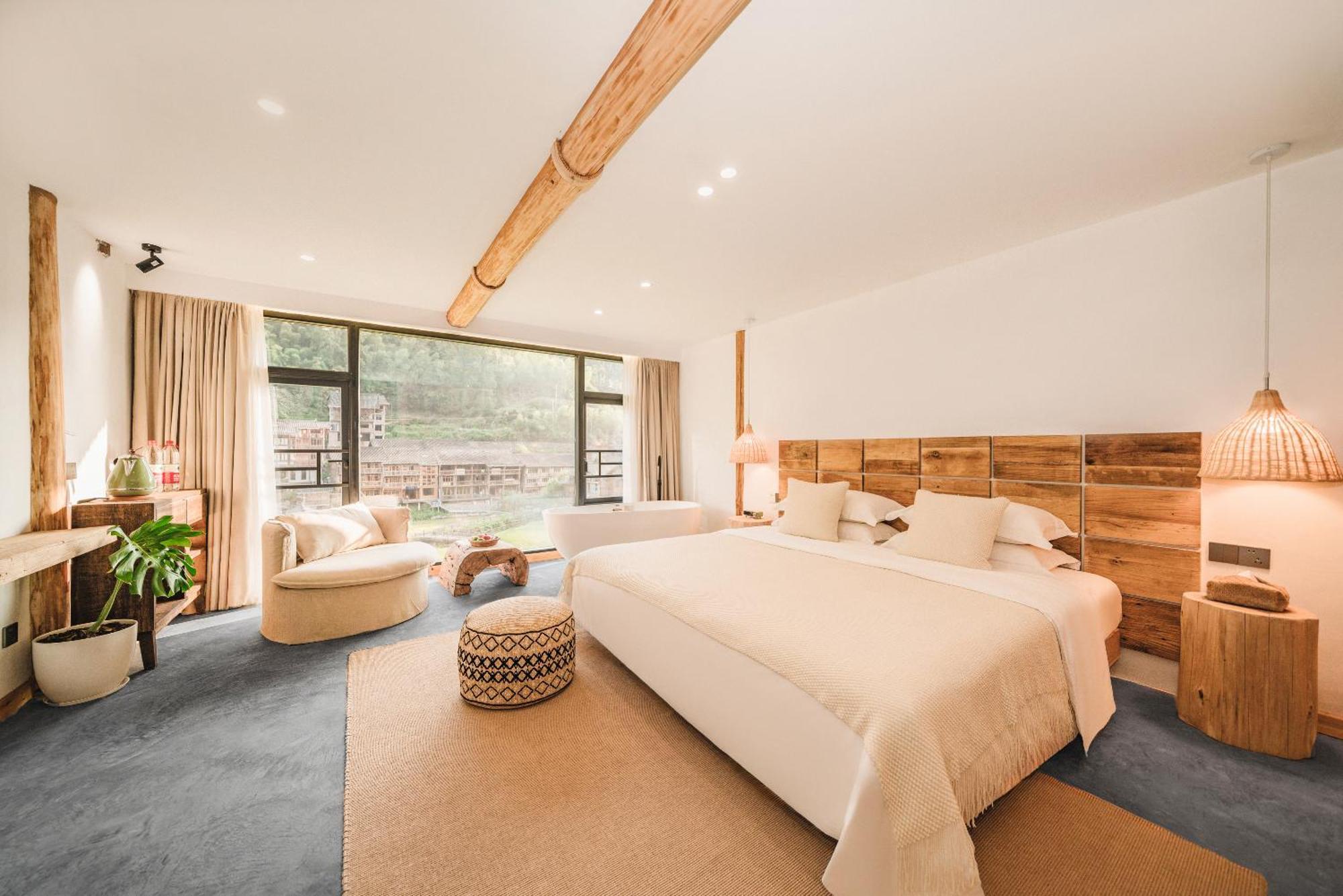 肇兴溪舍山堂 Creekside Inn ليبينج المظهر الخارجي الصورة