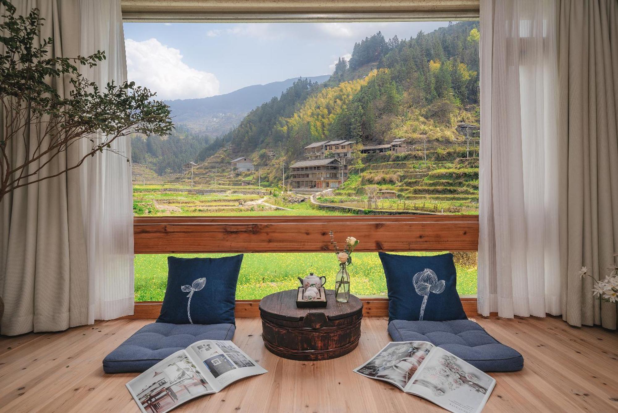 肇兴溪舍山堂 Creekside Inn ليبينج المظهر الخارجي الصورة