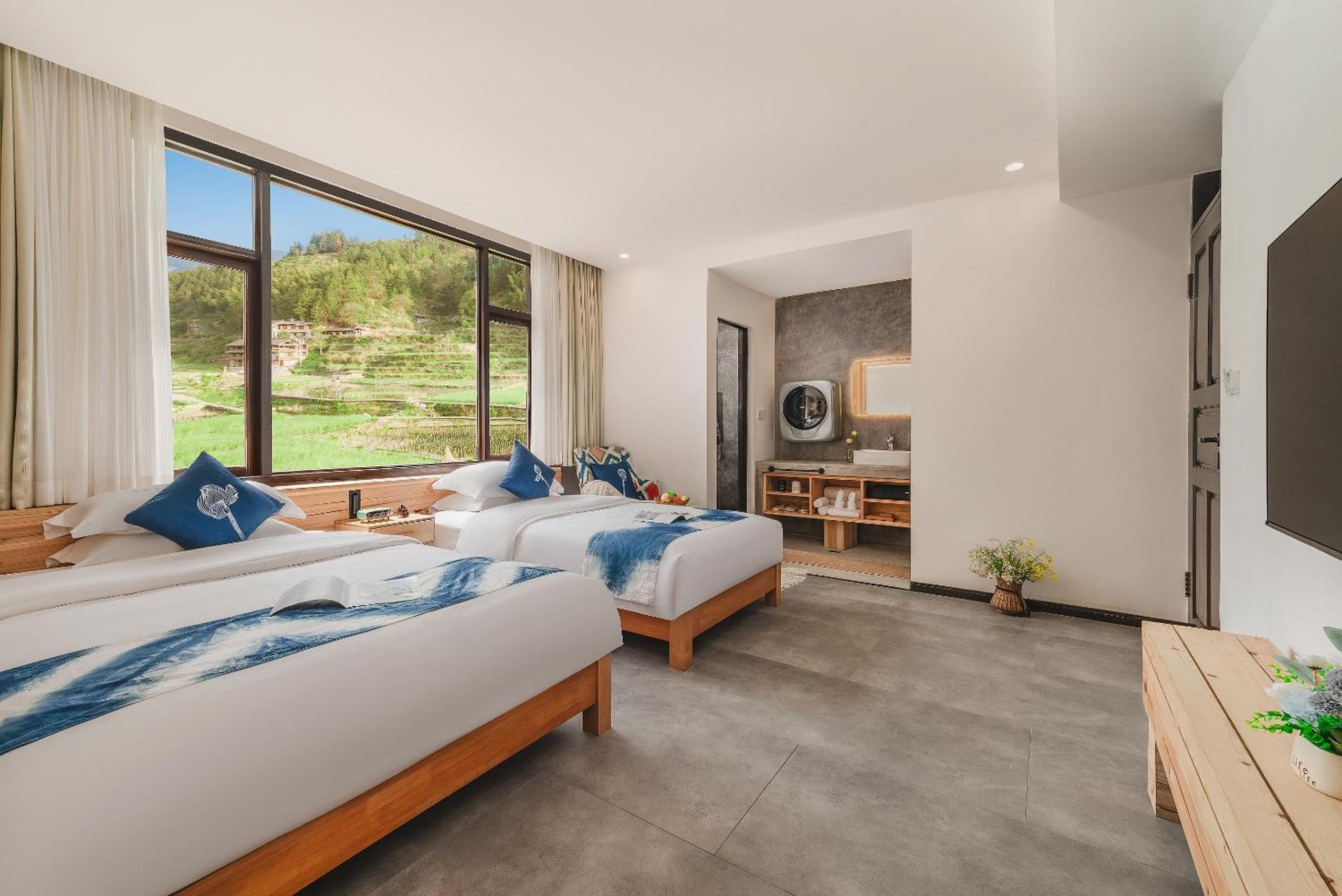 肇兴溪舍山堂 Creekside Inn ليبينج المظهر الخارجي الصورة