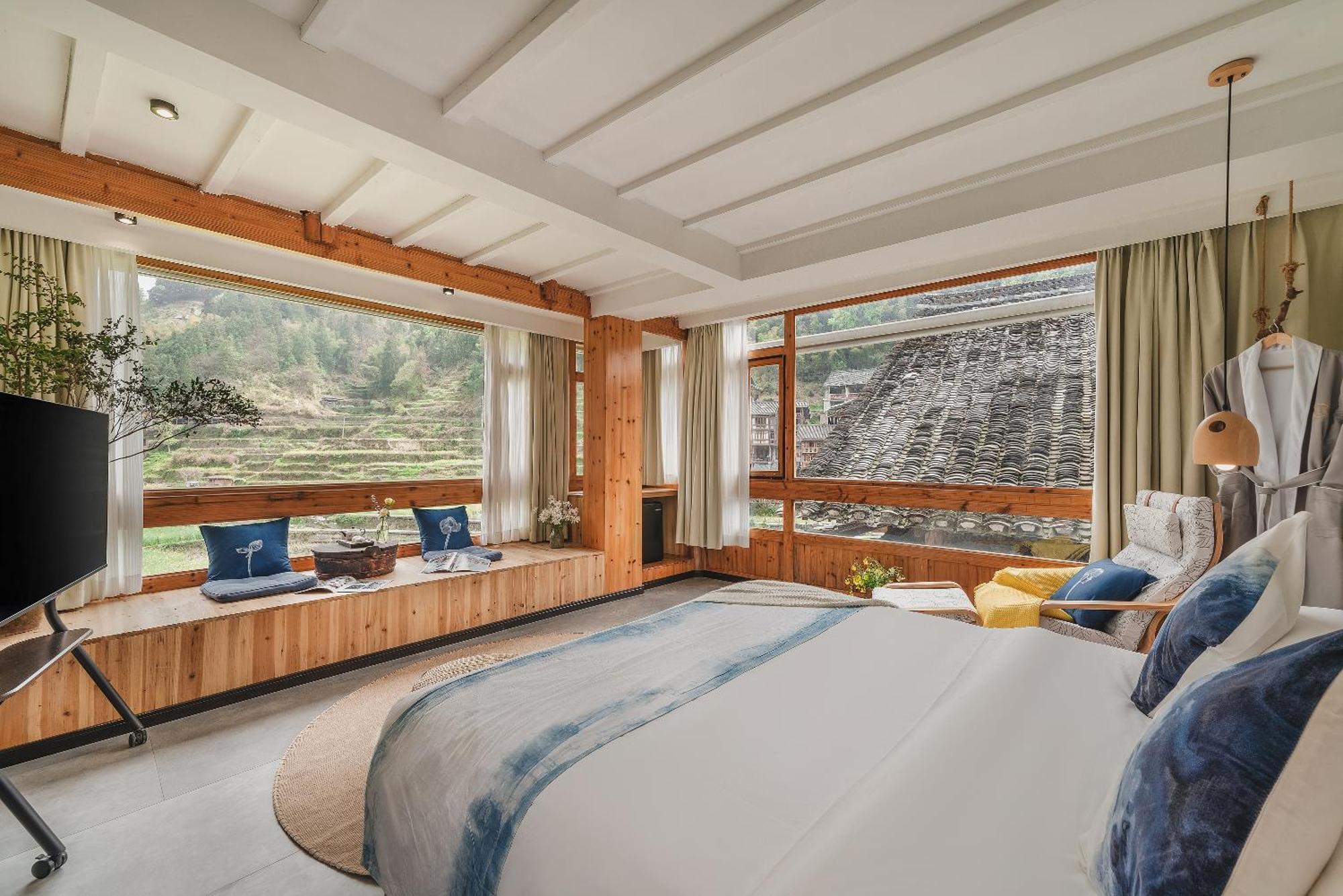 肇兴溪舍山堂 Creekside Inn ليبينج المظهر الخارجي الصورة